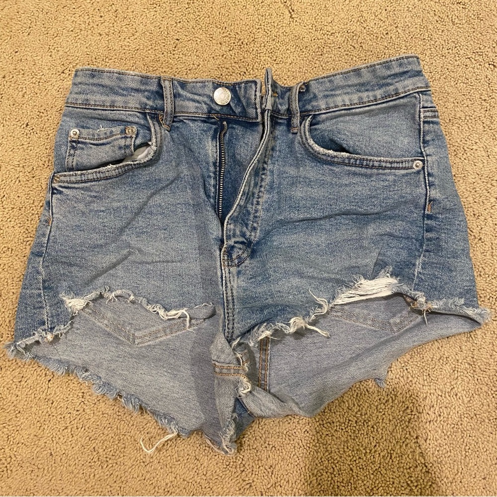 Zara size 6 jean shorts